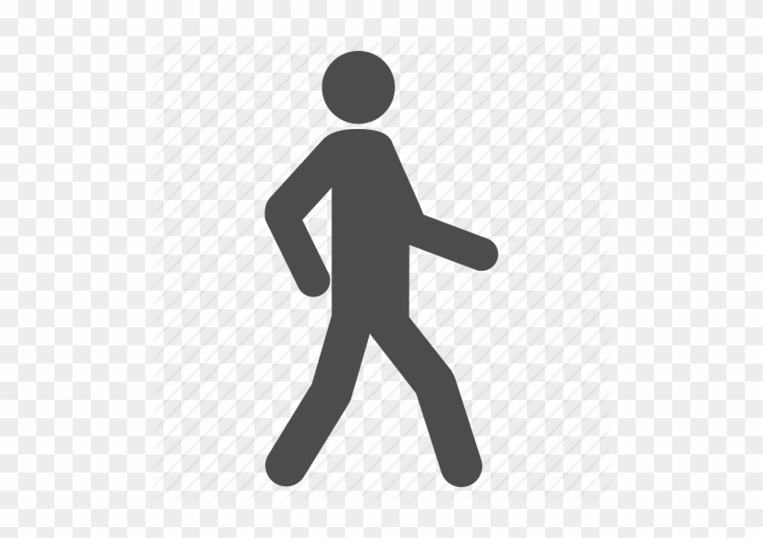 Feet, Foot, Footprint, Step, Steps, Walk, Walking Icon - Man Walking Symbol Png #462993
