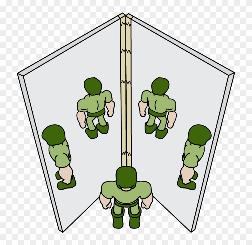 Cliparts Multiple Mirrors - Multiple Reflection Of Mirrors #463238