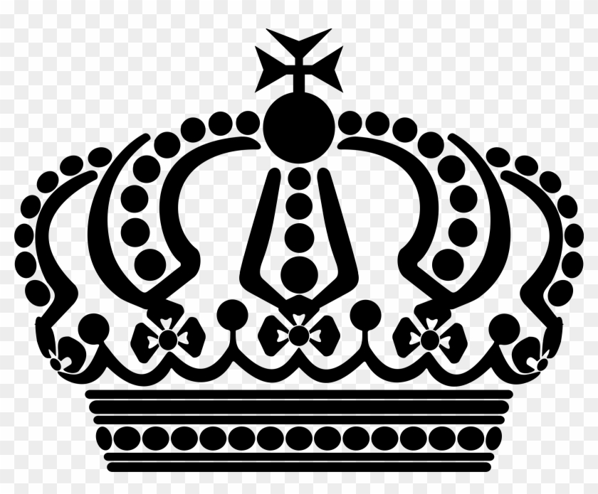 Clipart - Crown Clipart Black And White #463603