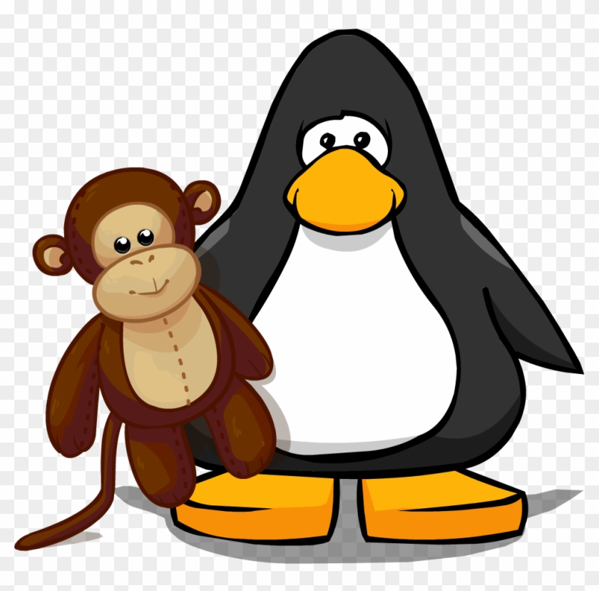 Monkey Stuffie On A Player Card - Monkey Stuffie On A Player Card #463756