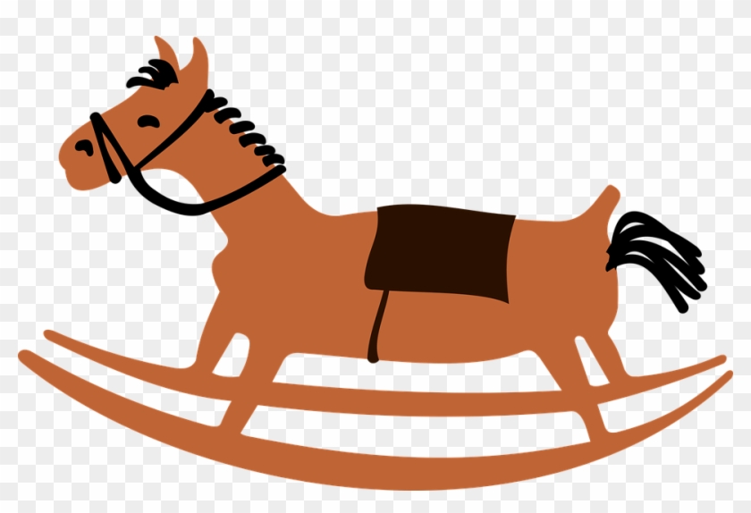 Cute Horse Clipart 21, - Mainan Anak Vektor #464361
