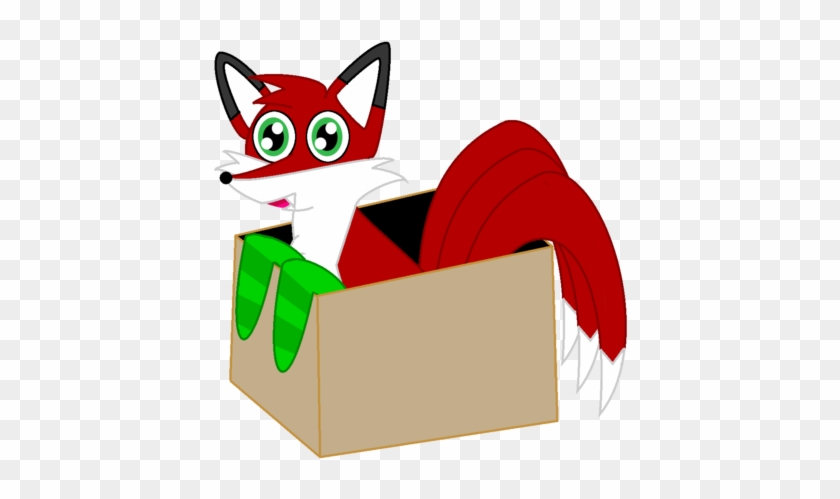 Fox With Sox In A Box By Trickyfox93 - Cartoon #466274