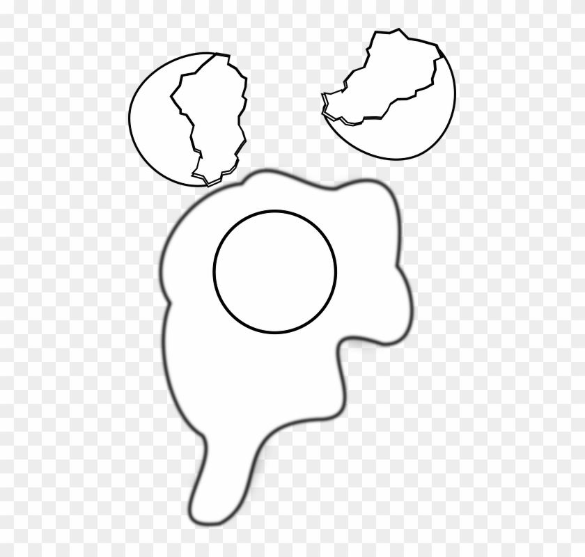Yolk Png Black And White Transparent Yolk Black And - Clip Art #466985