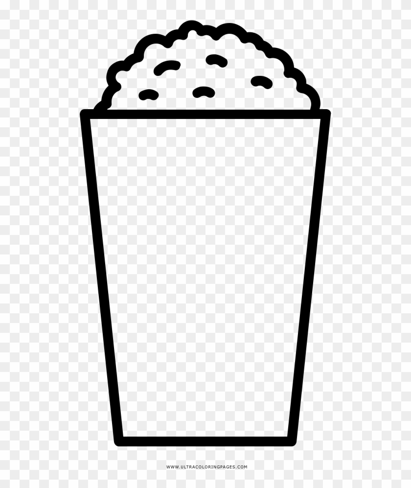 Dibujo De Palomitas De Maiz Para Colorear - Popcorn Para Colorear #467504