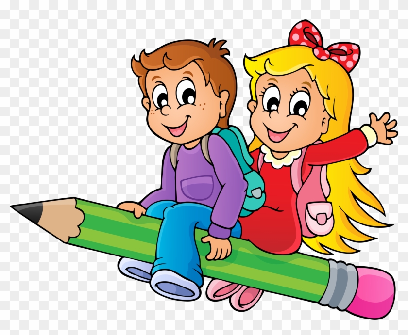Pencil Drawing - School Kids - Great Big Book Of Drawing Activity Book #467736