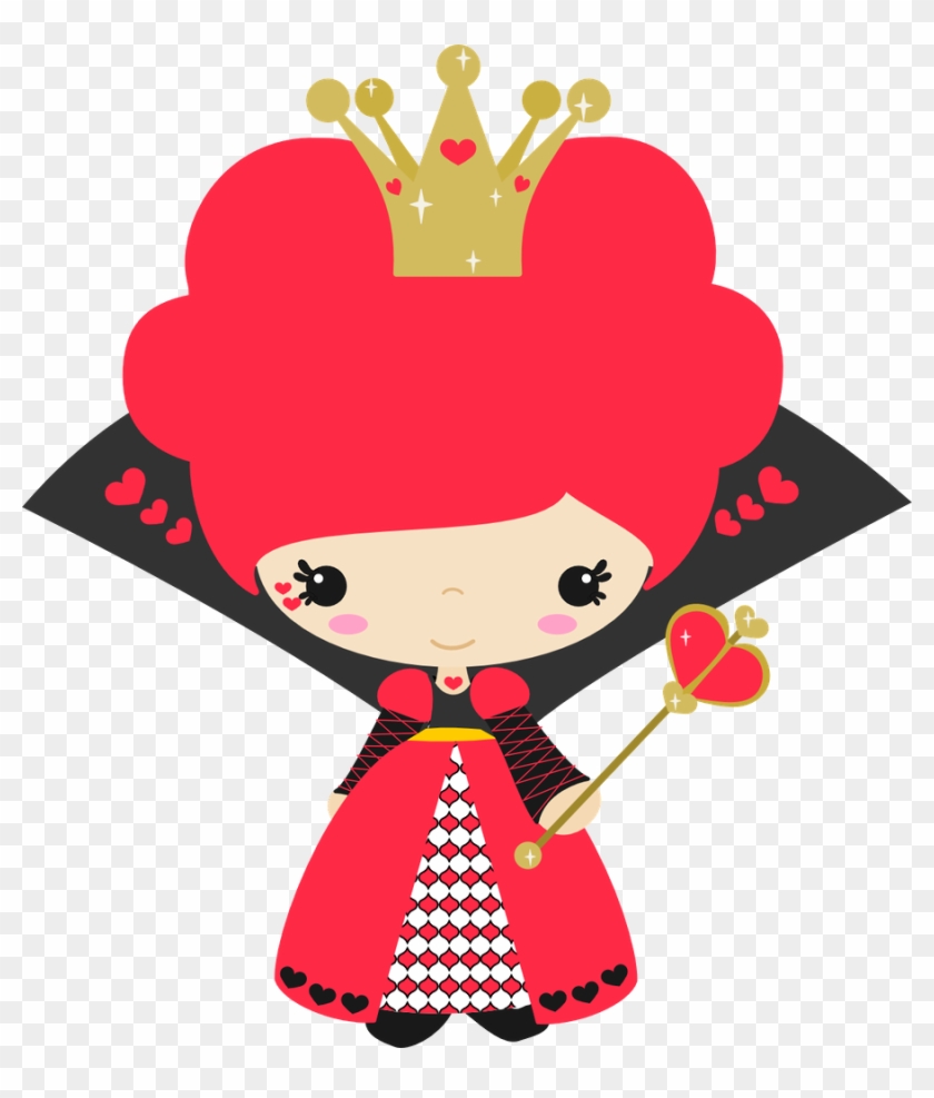 Resultado De Imagem Para Digital Clipart Alice Minus - Desenho Rainha De Copas #467777