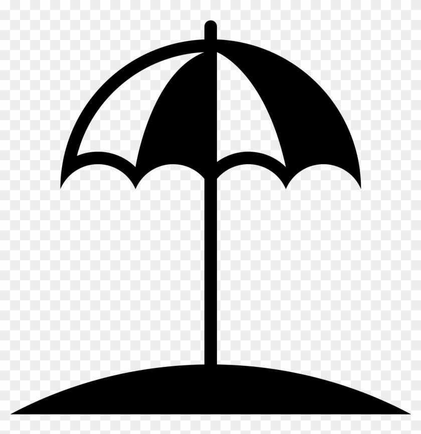 Black And White Sun Clipart 16, - Parasol Vector #468245