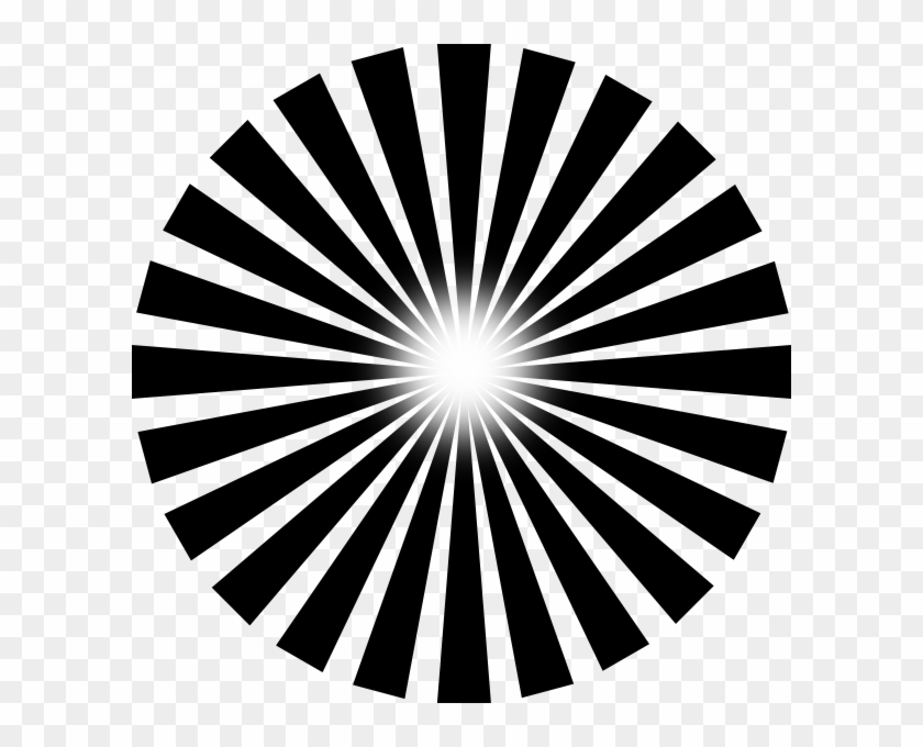 Black - Rays Png #468253