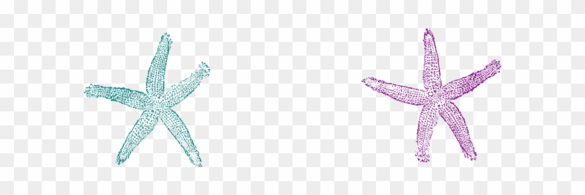Purple And Teal Starfish Clipart - Private Listing For Pam 2 Pair Custom Angela Style #468866