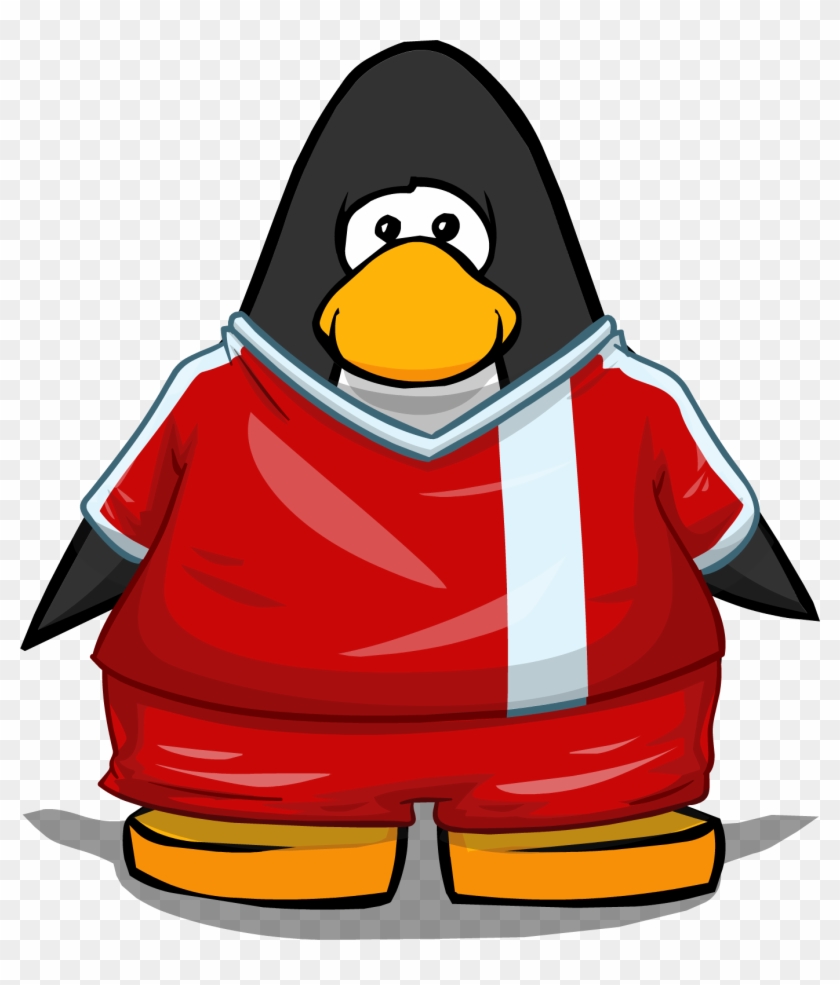 Custom Soccer Jersey 24122 On Player Card - Club Penguin Black Belt #469511