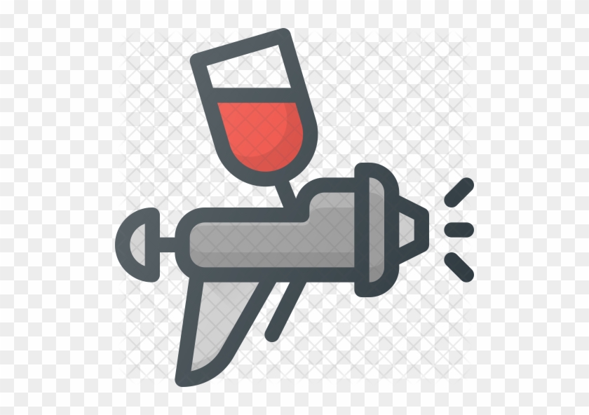 Paint Gun Icon - Car Painting Icon #470847