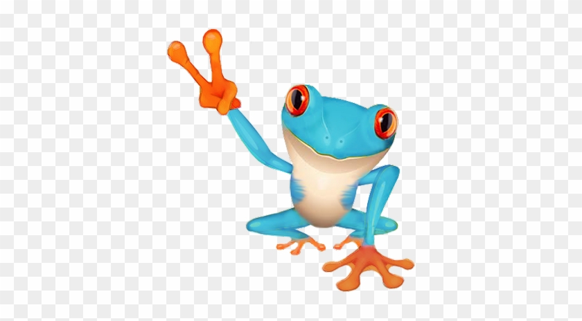Frog Vapor - Weston Ink Reflective Cool Peace Frog Decal #471350