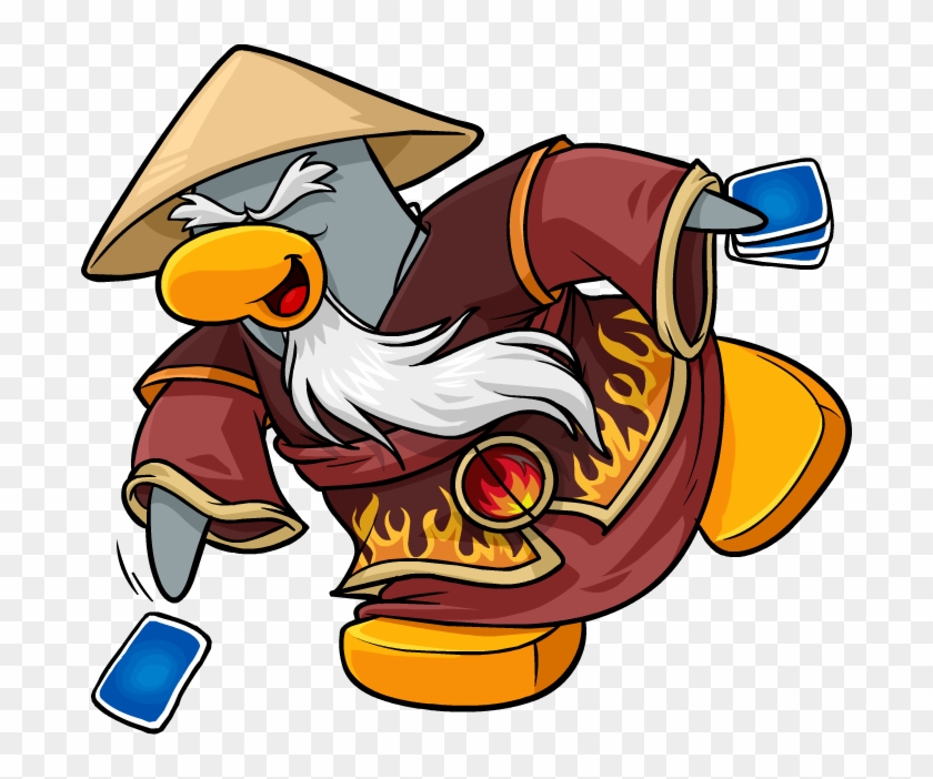 Image Sensei Fire Suit Png Club Penguin Wiki Fandom - Club Penguin Card Jitsu #472246