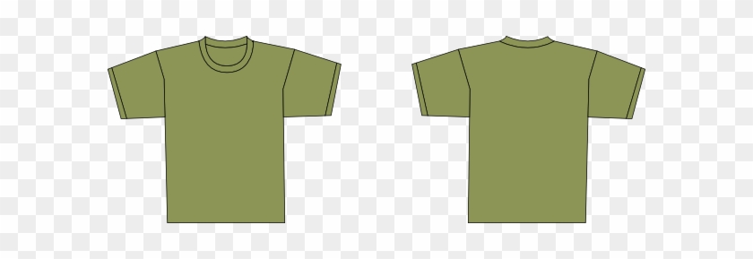 Olive Green T Shirt Template #473924