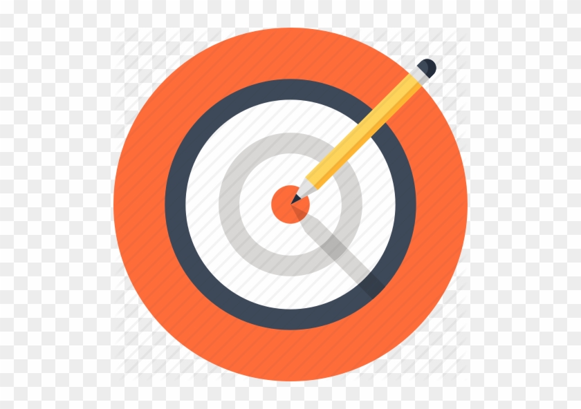 Target Bullseye With Arrow Line Art Icon For Apps And - Gloucester Road Tube Station #474187