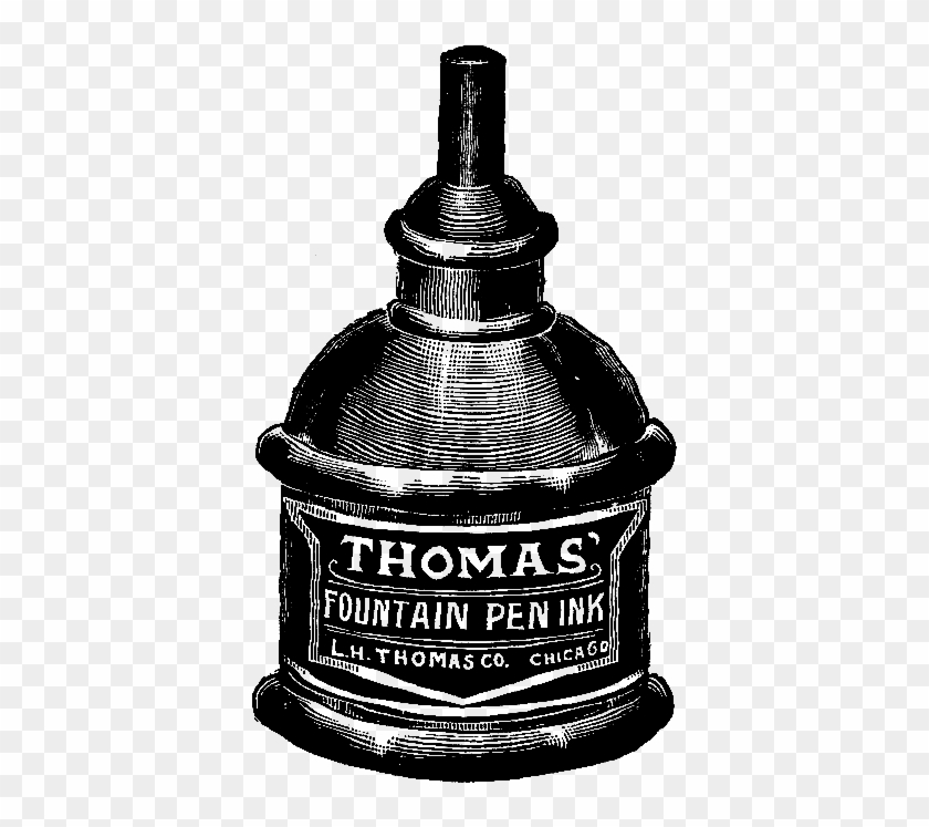 Clip Art Of Ink Well Bottle - Bottle #475352