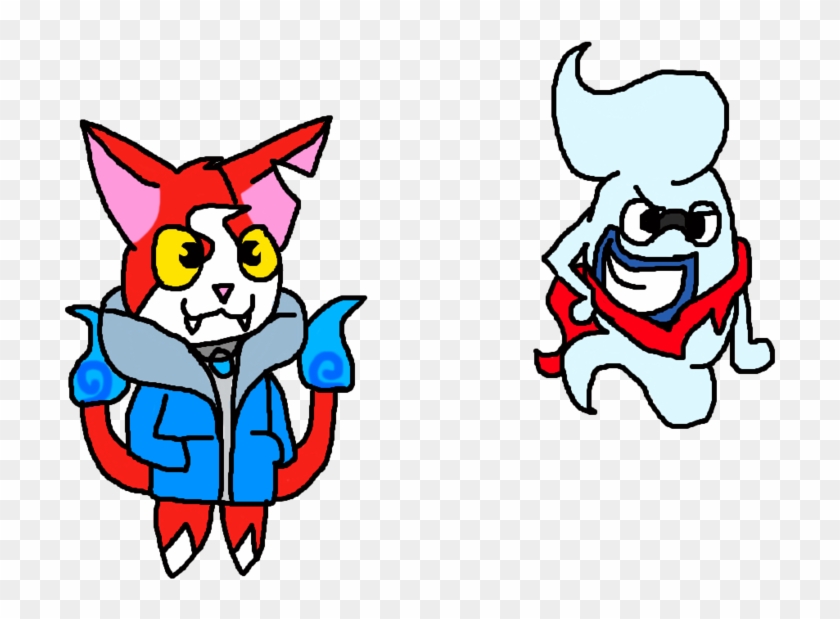 Jibanyan Sans And Whisper Papyrus By Nosila36 - Youkai Watch Jibanyan X Whisper #475390
