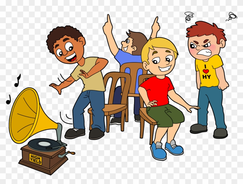 Musical Chairs Party Game Birthday Clip Art - Musical Chair Clip Art #475544