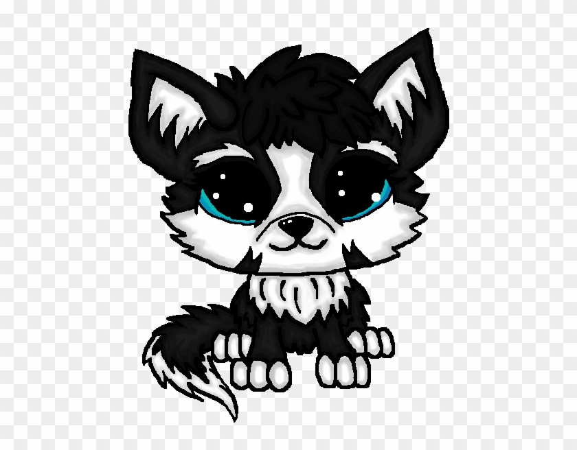 Zeke By Macyawolf On Deviantart - Black And White Husky Lps #476349
