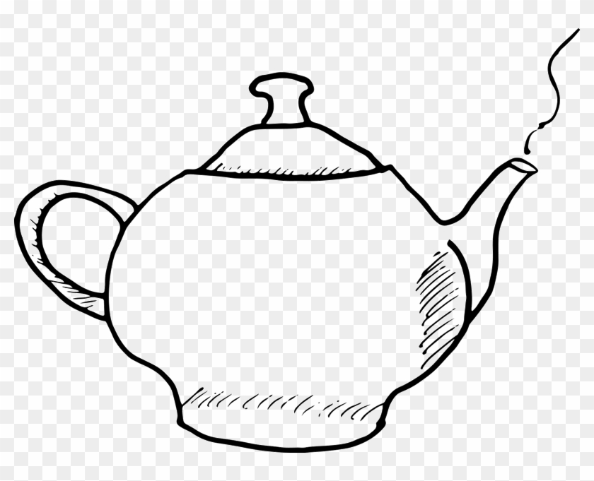 Tea Pot Rubber Stamp - Rubber Stamp #476356