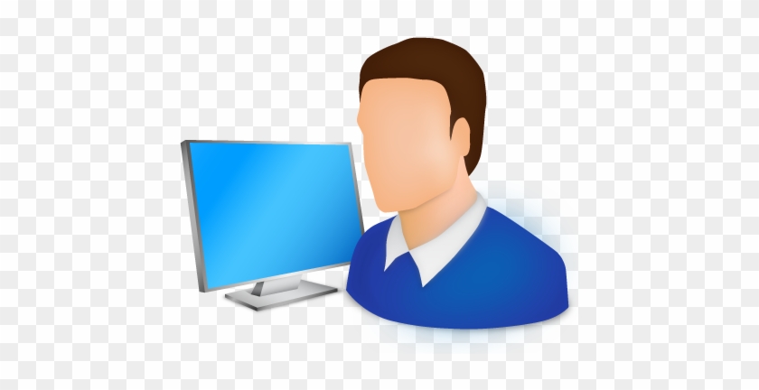 Computer Administrator Icon - Computer Administrator Icon #476485