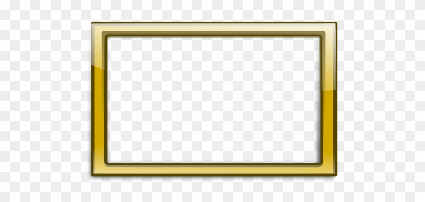 Gloss Transparent Yellow Frame Vector Illustration - Free Wooden Picture Frames #477298