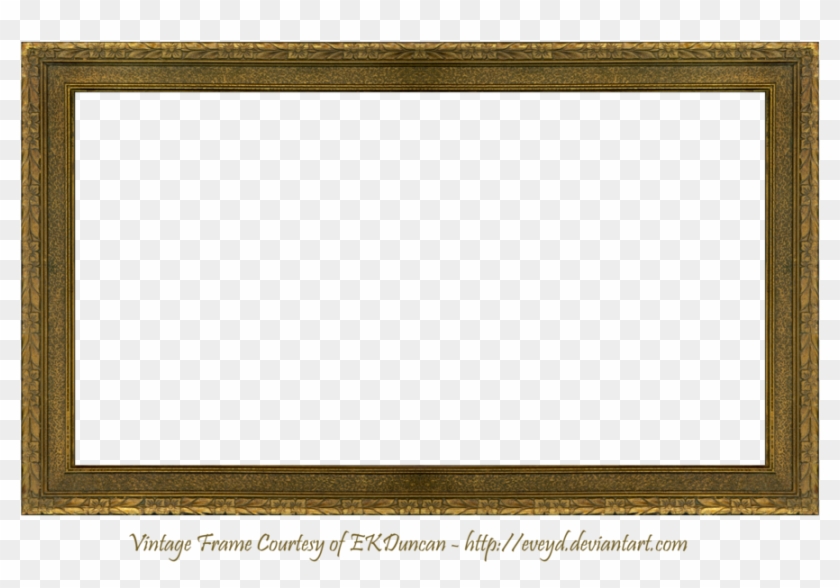 Floral Embossed Frame By Ekduncan By Eveyd - 4 3 Frame Png #477311