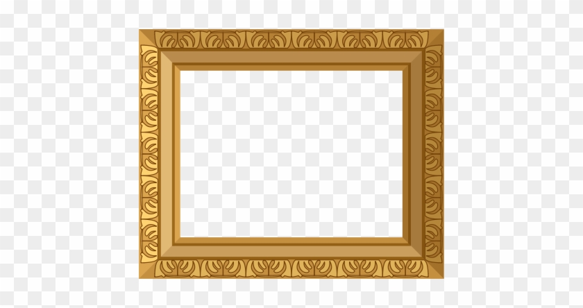 File - Frame - Svg - Gold Frame #477365
