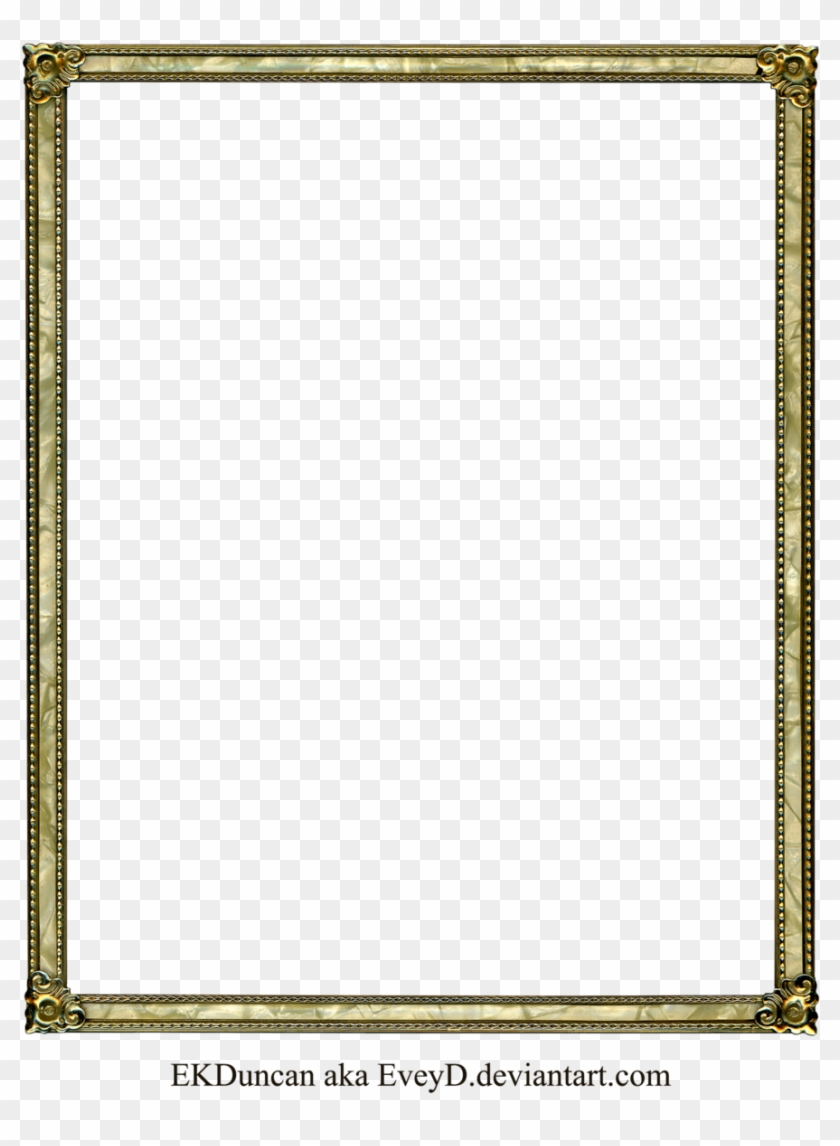 Antique Gold Vintage Frame 4 By Ekduncan By Eveyd - Picture Frame #477535