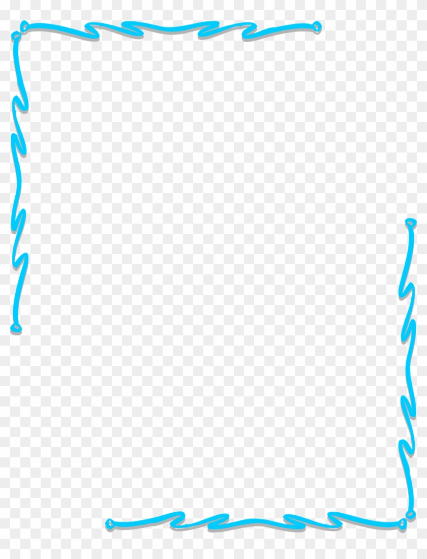 Blue Border Design - Clip Art #477596