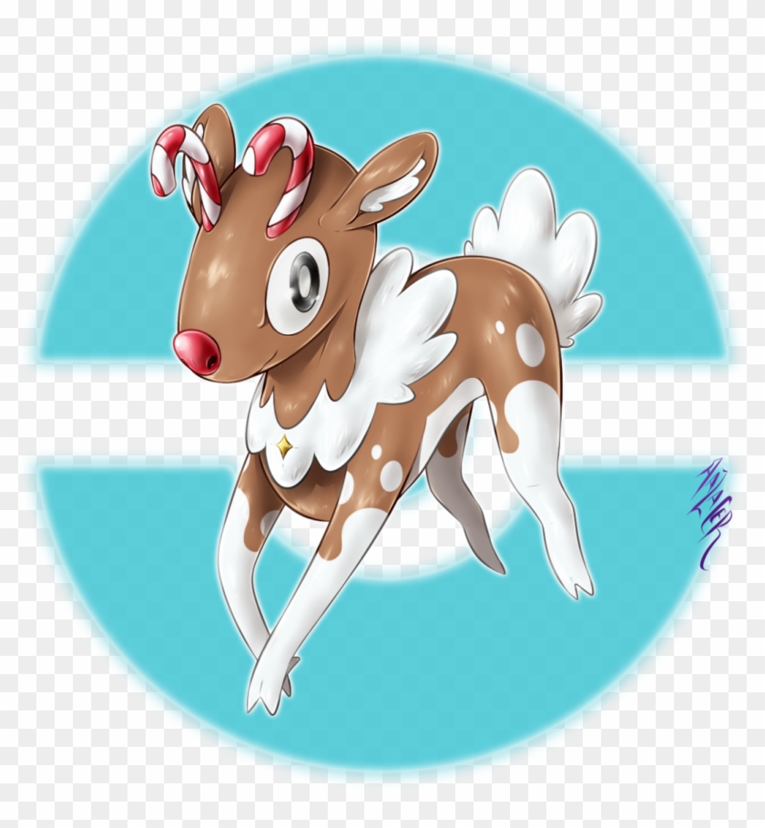 Crisdeyr, The Snowdeer Fakemon By Aalacer Crisdeyr, - Cartoon #478025