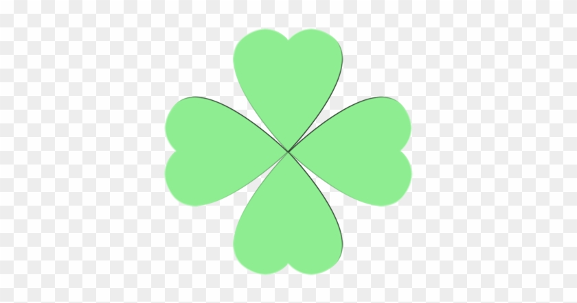 Paste All 4 Hearts Onto The Paper So That They Look - Ideas St Patrick's Day Craft #478131
