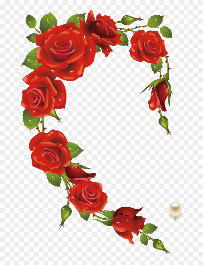 Rose Picture Frame Heart Red - Rose Picture Frame Heart Red #478723