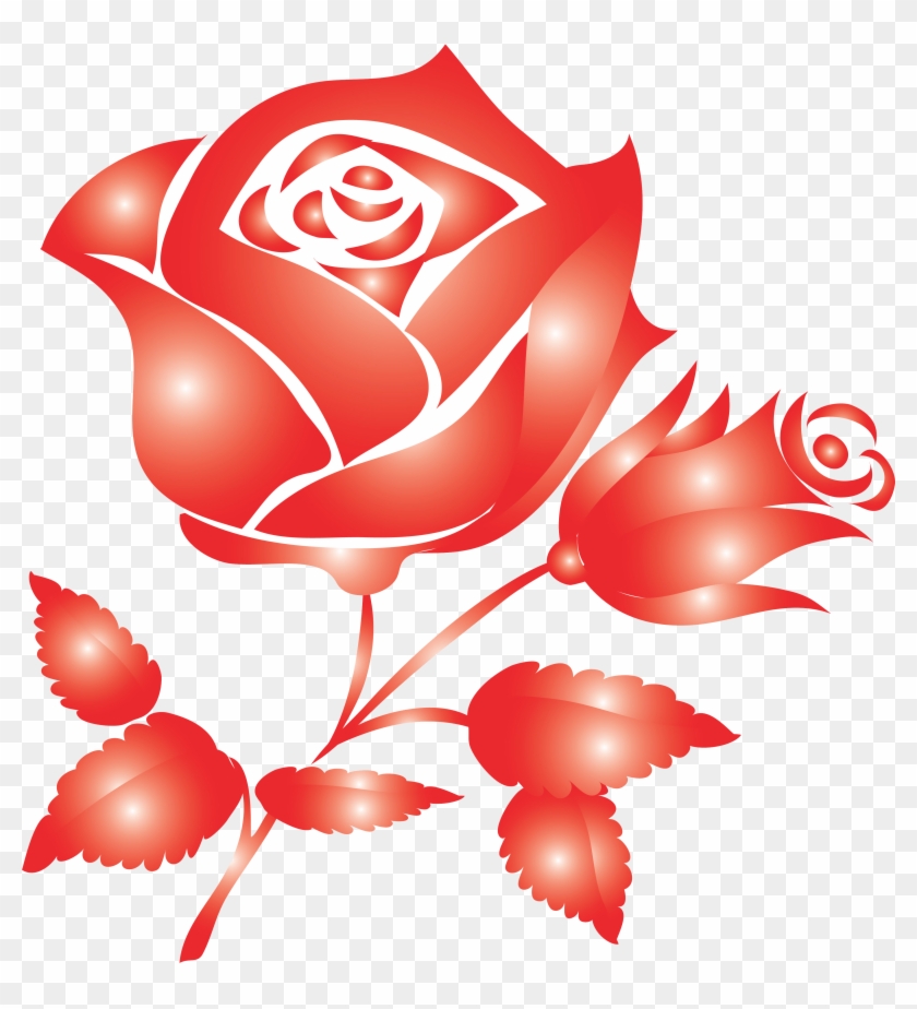 Garden Roses Flower Rosaceae Clip Art - Garden Roses Flower Rosaceae Clip Art #479464