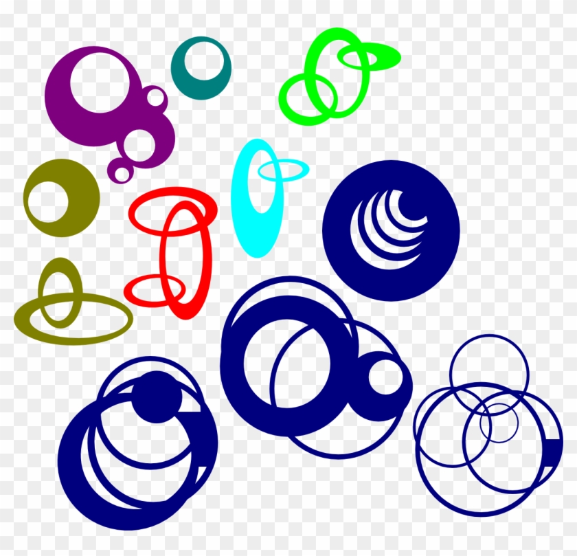 Retro Circles - Silhouette #479344
