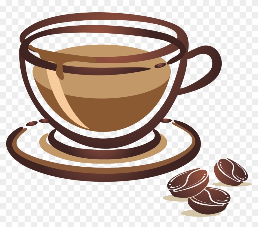 Coffee Cup Cafe Coffee Bean Mug - Coffee Cup Cafe Coffee Bean Mug #479635