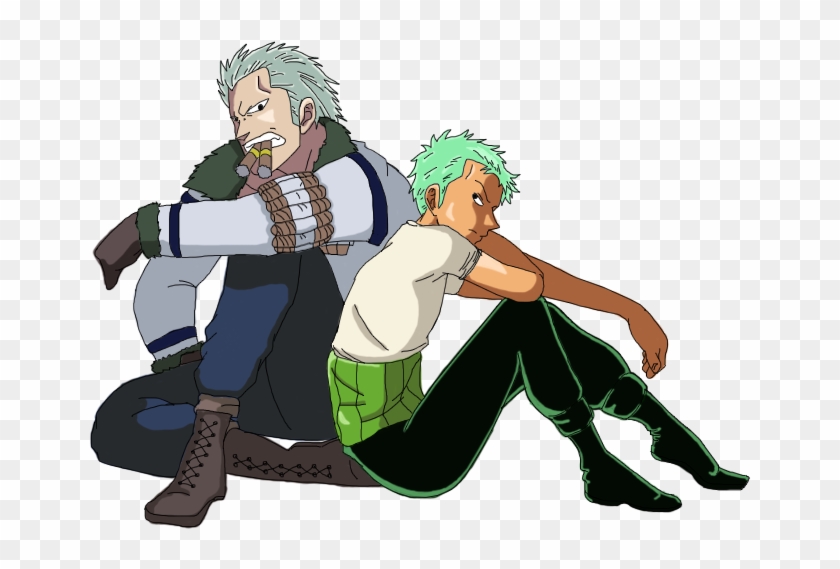 Smoker And Zoro Without Background By Darkangelxvegeta - One Piece Smoker Zoro #480056