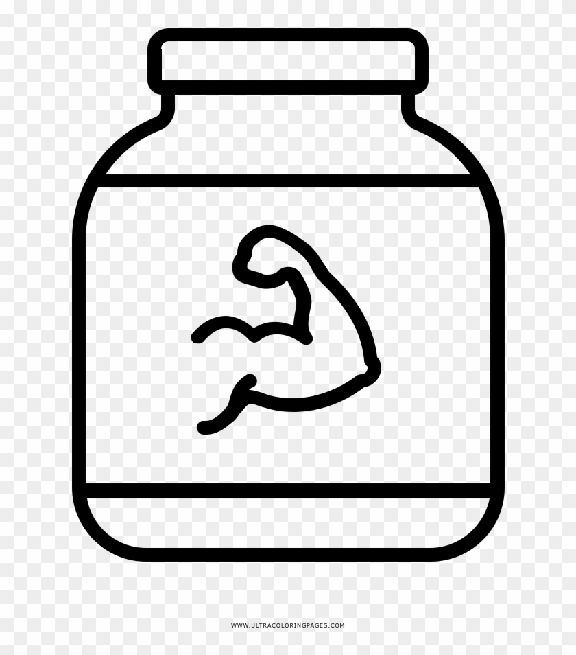 Protein Powder Coloring Page Ultra Coloring Pages Black - Protein Powder Coloring Page #480389