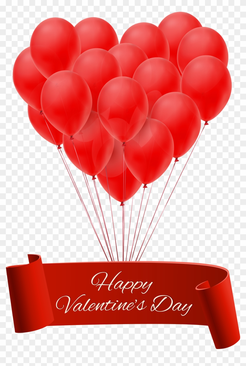 Banners For St - Happy Valentines Day Balloons #480452