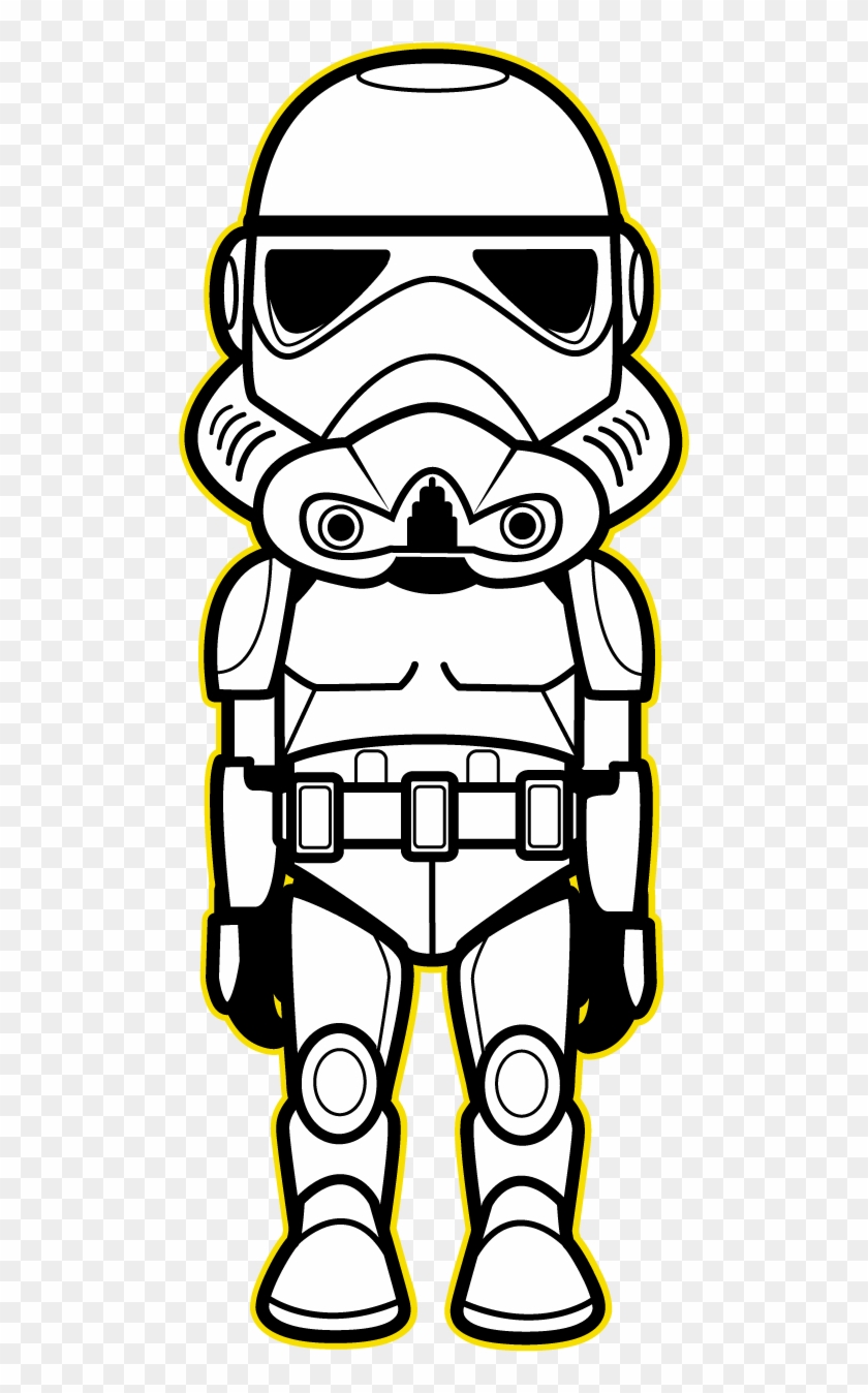 Star Wars Kawaii Saga By Kepala Kardus, Via Behance - Star Wars Character Cartoon #480735