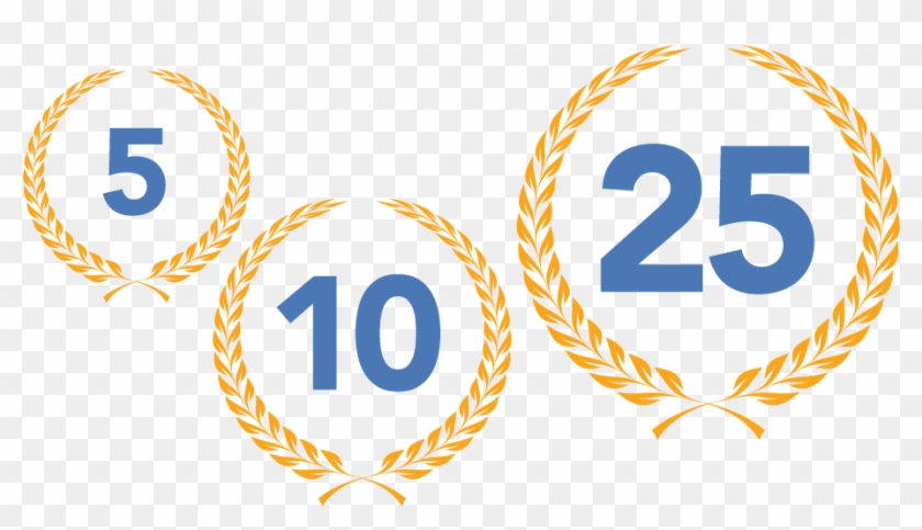 Employee Tenure Awards - Years Of Service Award Clipart #480844