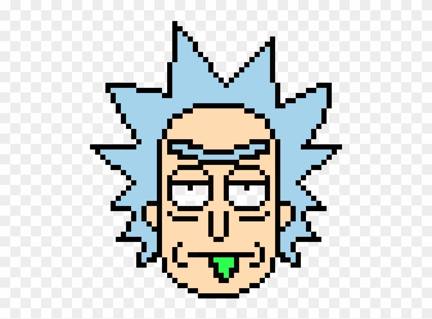 Rick Sanchez - Rick And Morty Pixel Art #480990