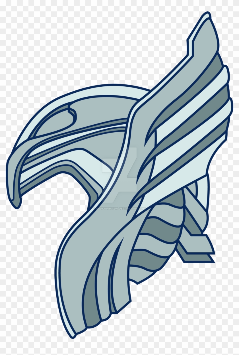 Thor Helmet By Redknightz01 Thor Helmet By Redknightz01 - Thor Helmet Png #481908