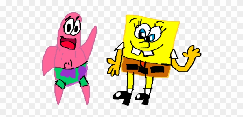 Spongebob Squarepants- Saying Hi To Patrick By Totallytunedin - Cartoon #482247