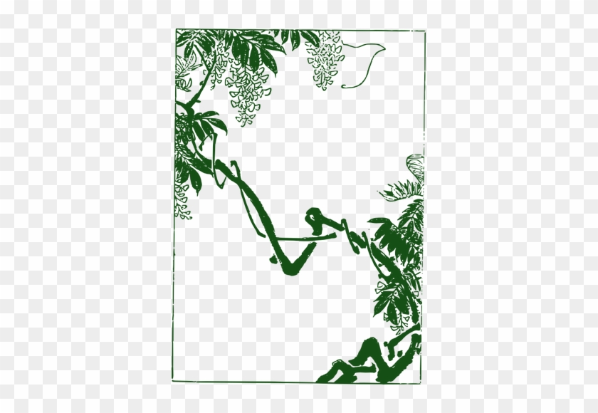 Green Forest Frame - Asian Frame Png #482302
