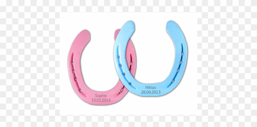 Horseshoe Box With Motif Zur Geburt - Crescent #483312
