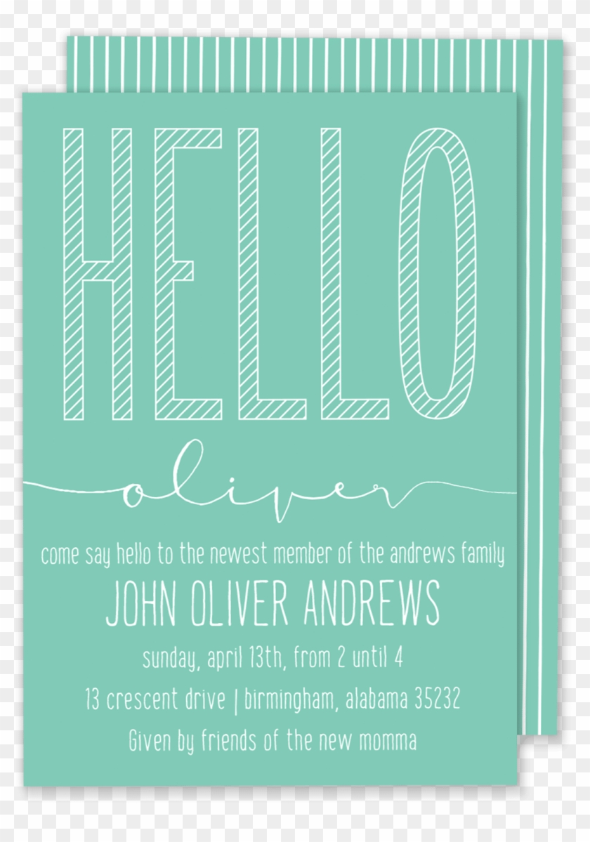 Hello Baby Shower Invitation - Baby Shower #483345