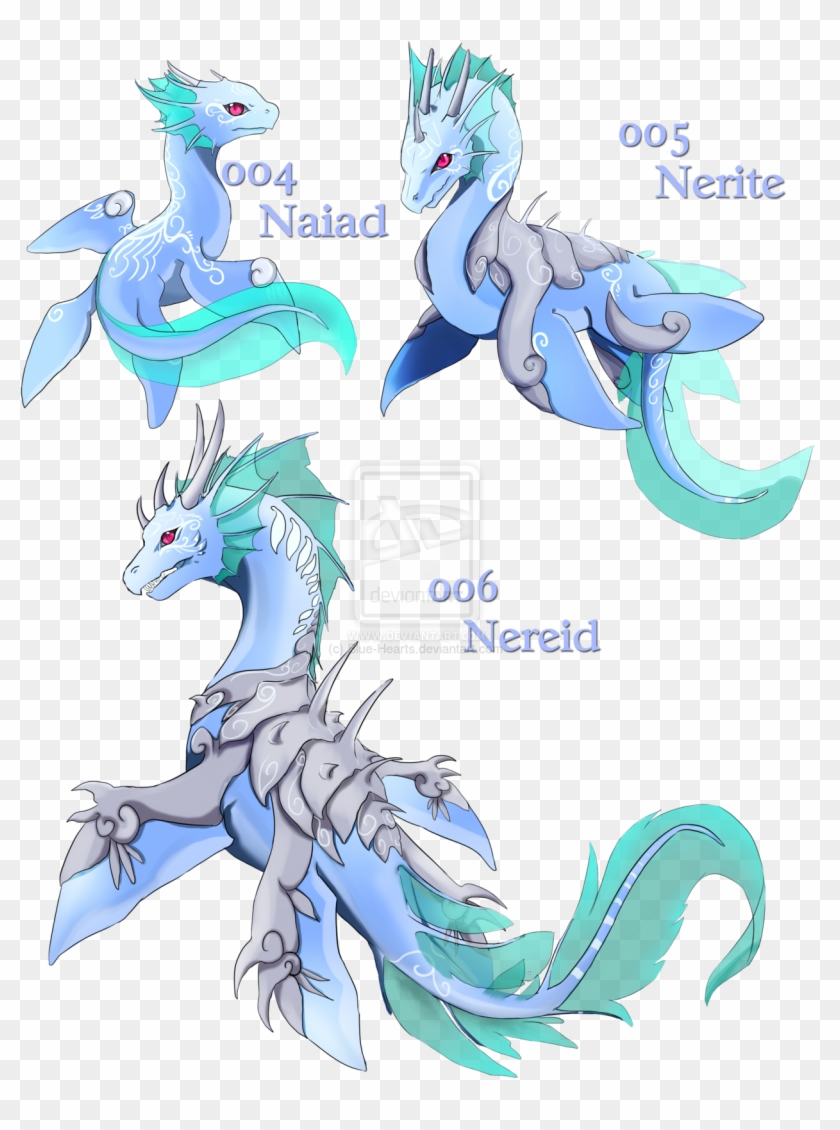 Water Type - Snake Fakemon Blue #483364
