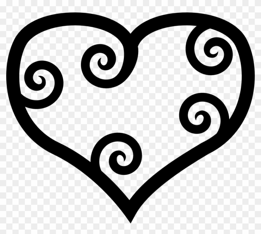 New Double Hearts Clip Art Medium Size - Mothers Day Coloring Clip Art #483634