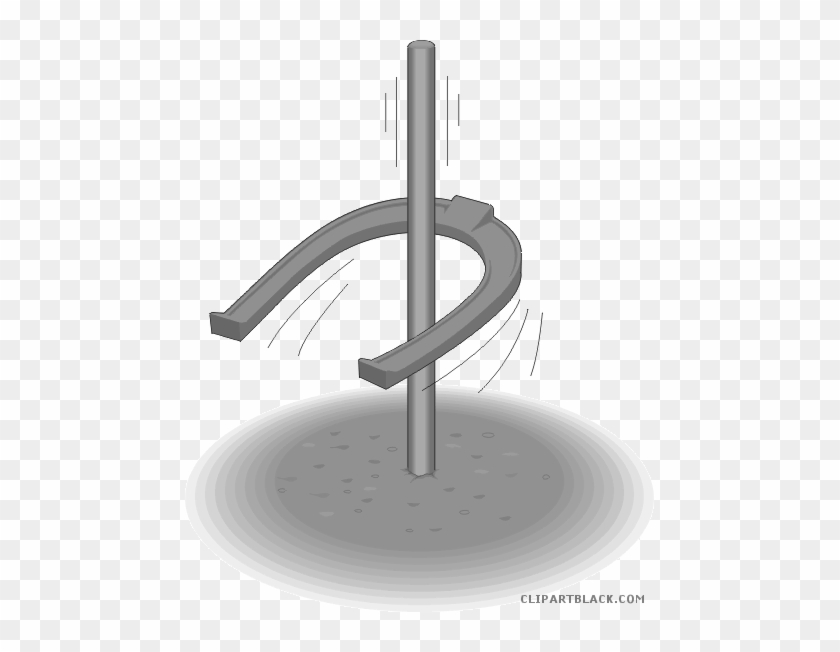 Horseshoe Animal Free Black White Clipart Images Clipartblack - Horseshoe #483741